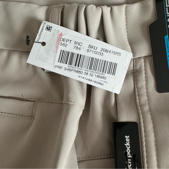 Roundtree & Yorke Men’s Performance Flex Pants Size 38 x 32 NWT - Picture 3 of 10